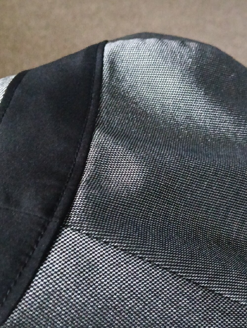 bebe Gray and Black Paneled Mini Dress - Picture 7 of 7